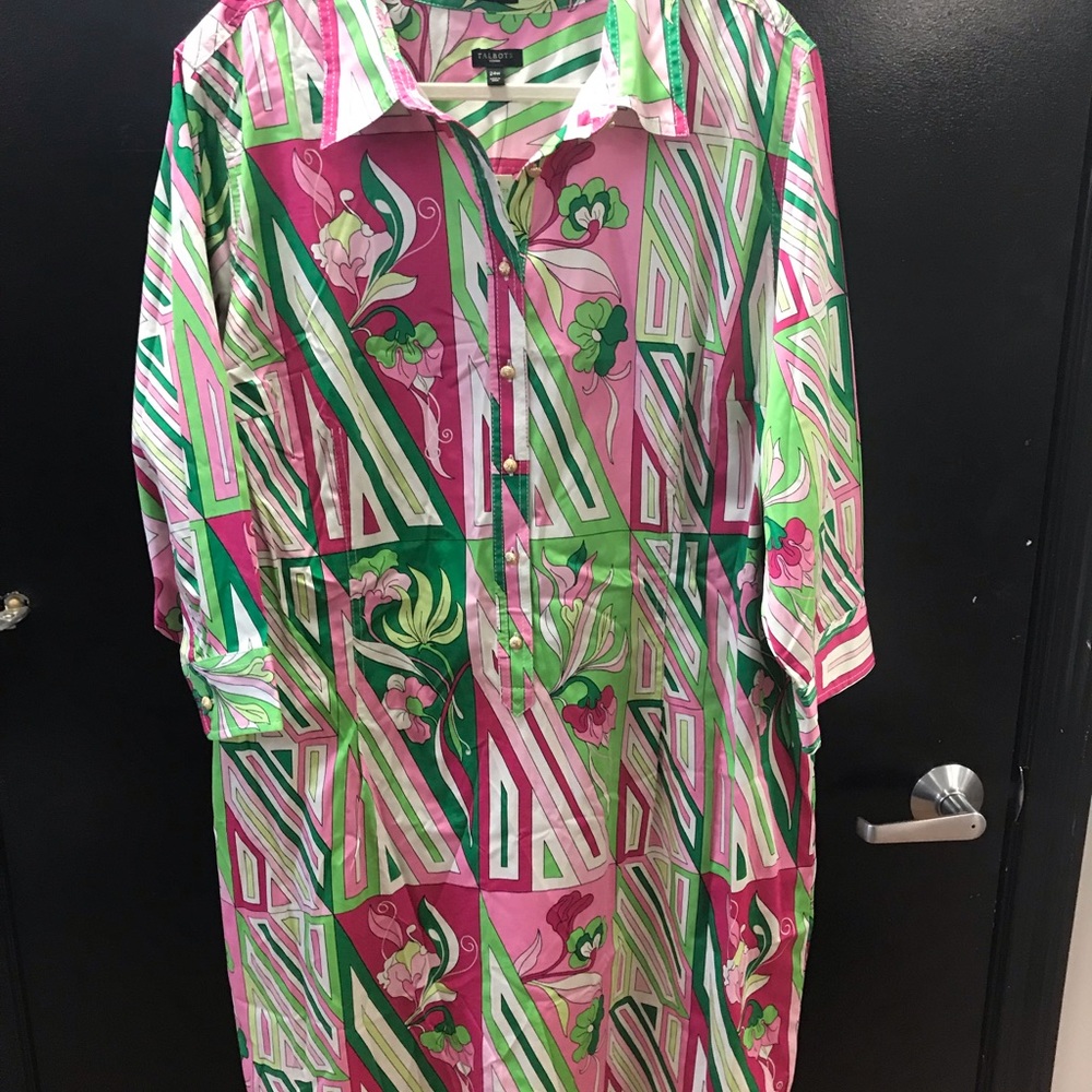 NWT Talbots preppy Shirt Dress